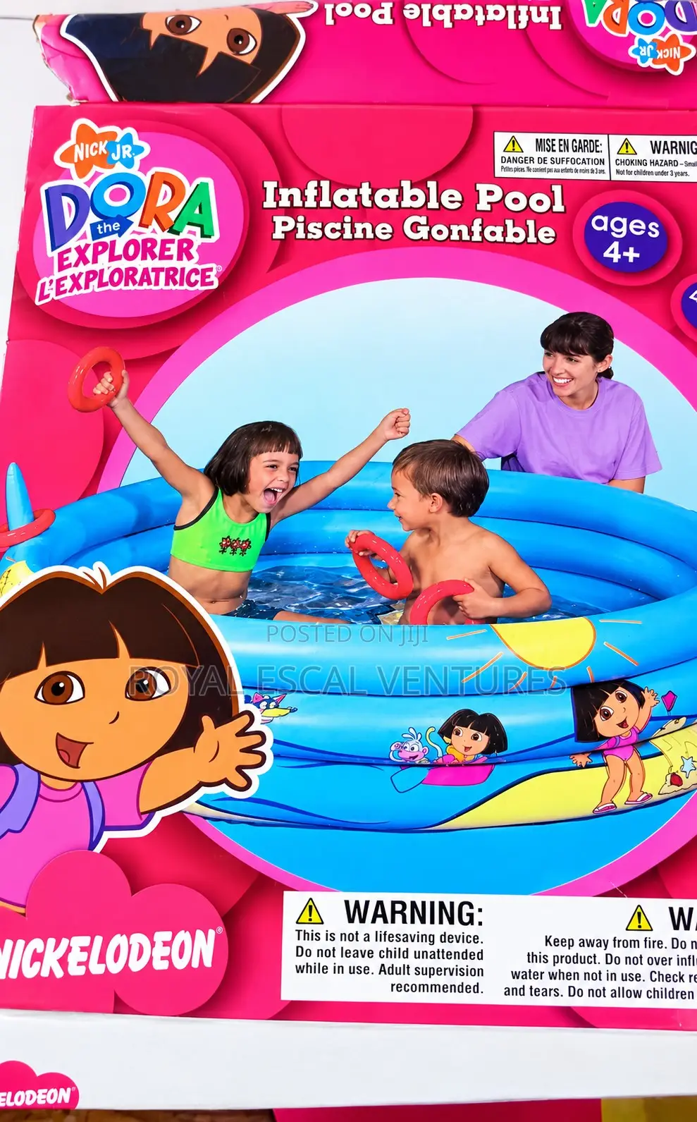 Kids Splash & Play Inflatable Play Center - Kids Swimming Pool.