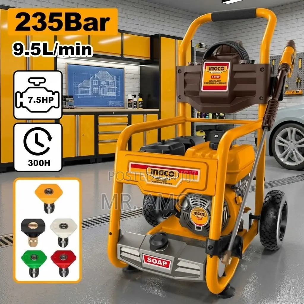 7.5HP Commercial Gasoline Pressure Washer