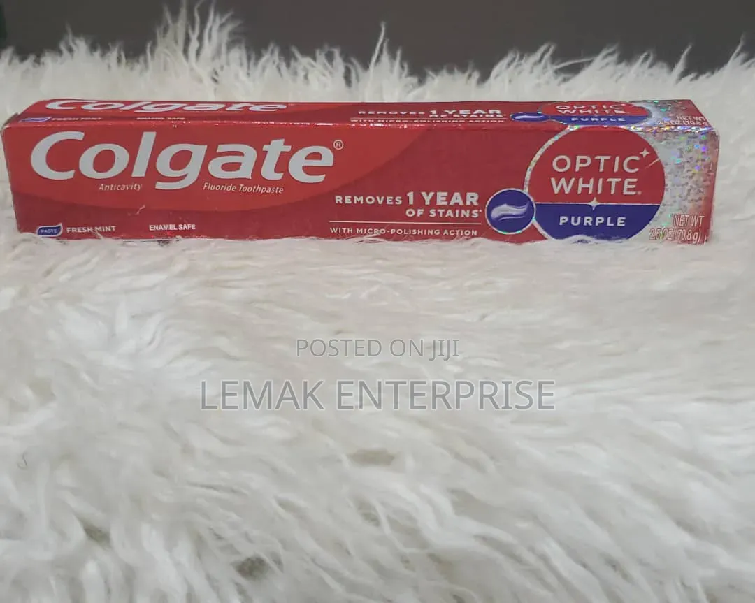 Colgate Optic White Purple Anticavity Fluoride Toothpaste. 75 G