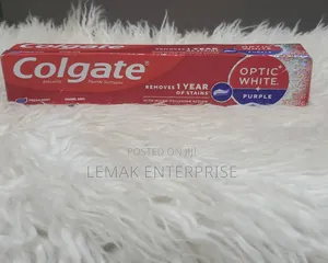 Colgate Optic White Purple Anticavity Fluoride Toothpaste. 75 G
