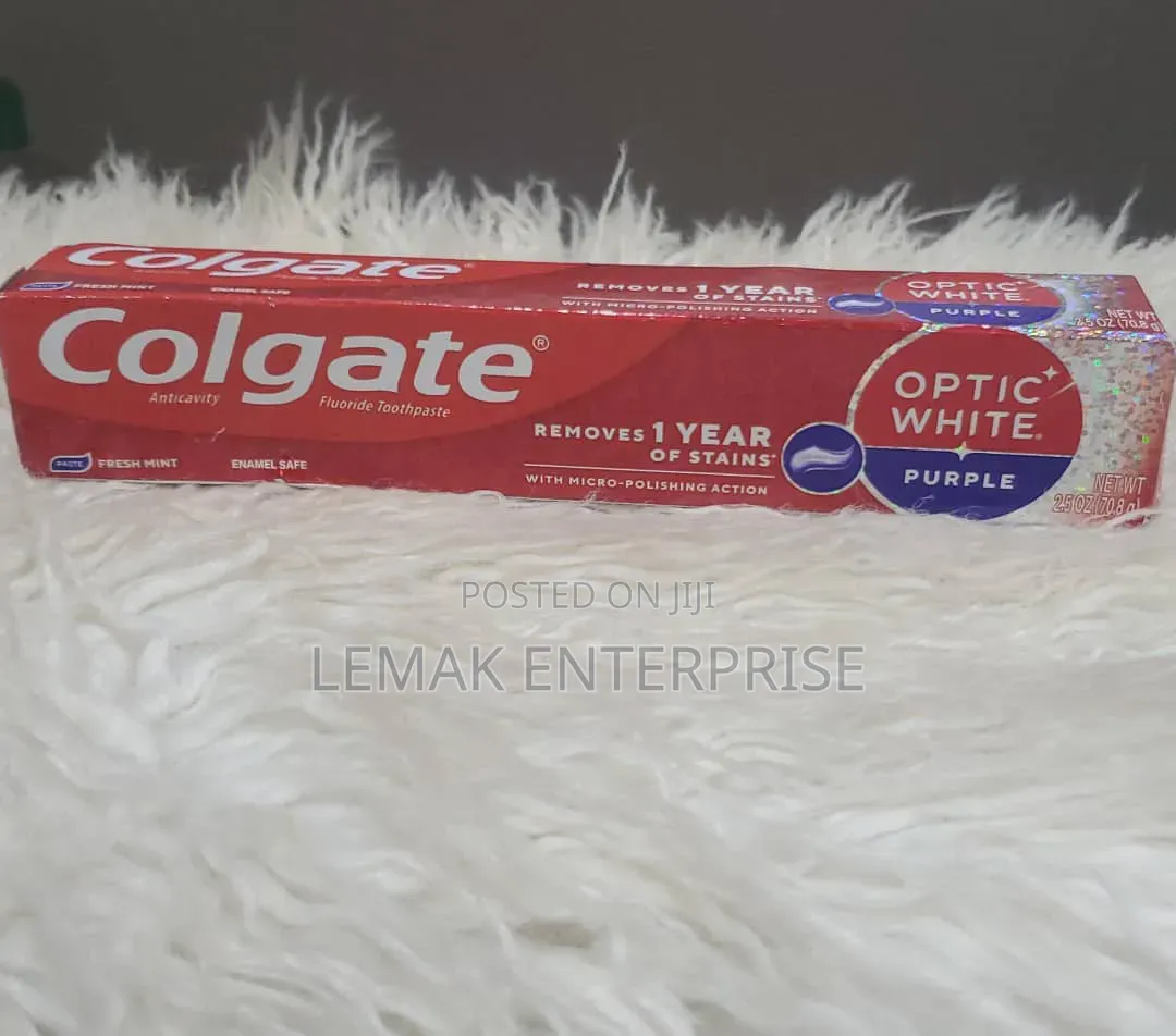 Colgate Optic White Purple Anticavity Fluoride Toothpaste. 75 G