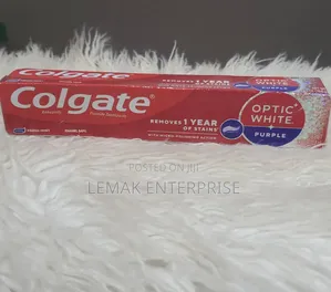 Colgate Optic White Purple Anticavity Fluoride Toothpaste. 75 G