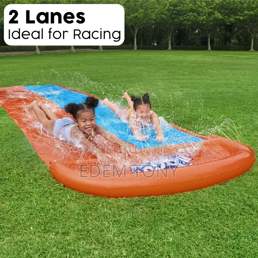 Bestway H20GO Double Lane Inflatable Slip Water Slide for Kids
