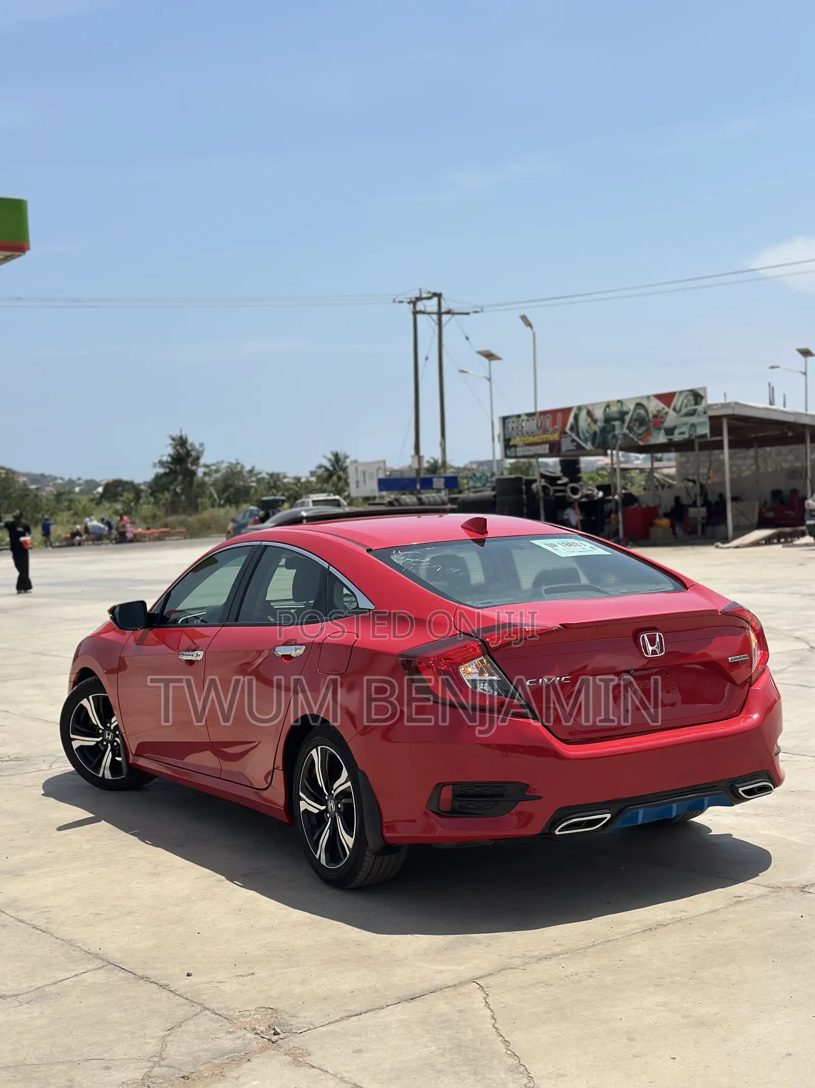 Honda Civic Touring 4dr Sedan (1.5L 4cyl) 2017 Red