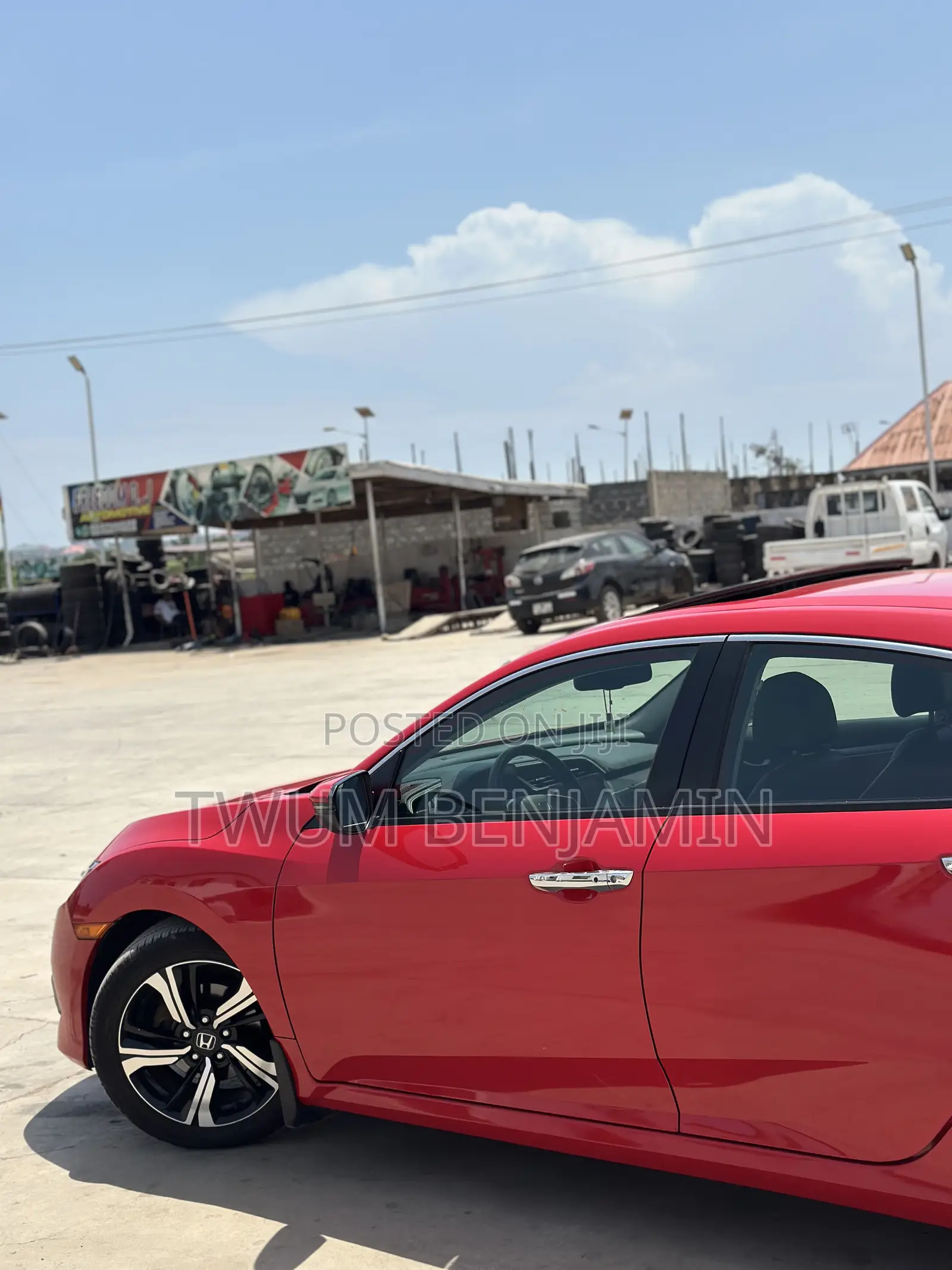 Honda Civic Touring 4dr Sedan (1.5L 4cyl) 2017 Red