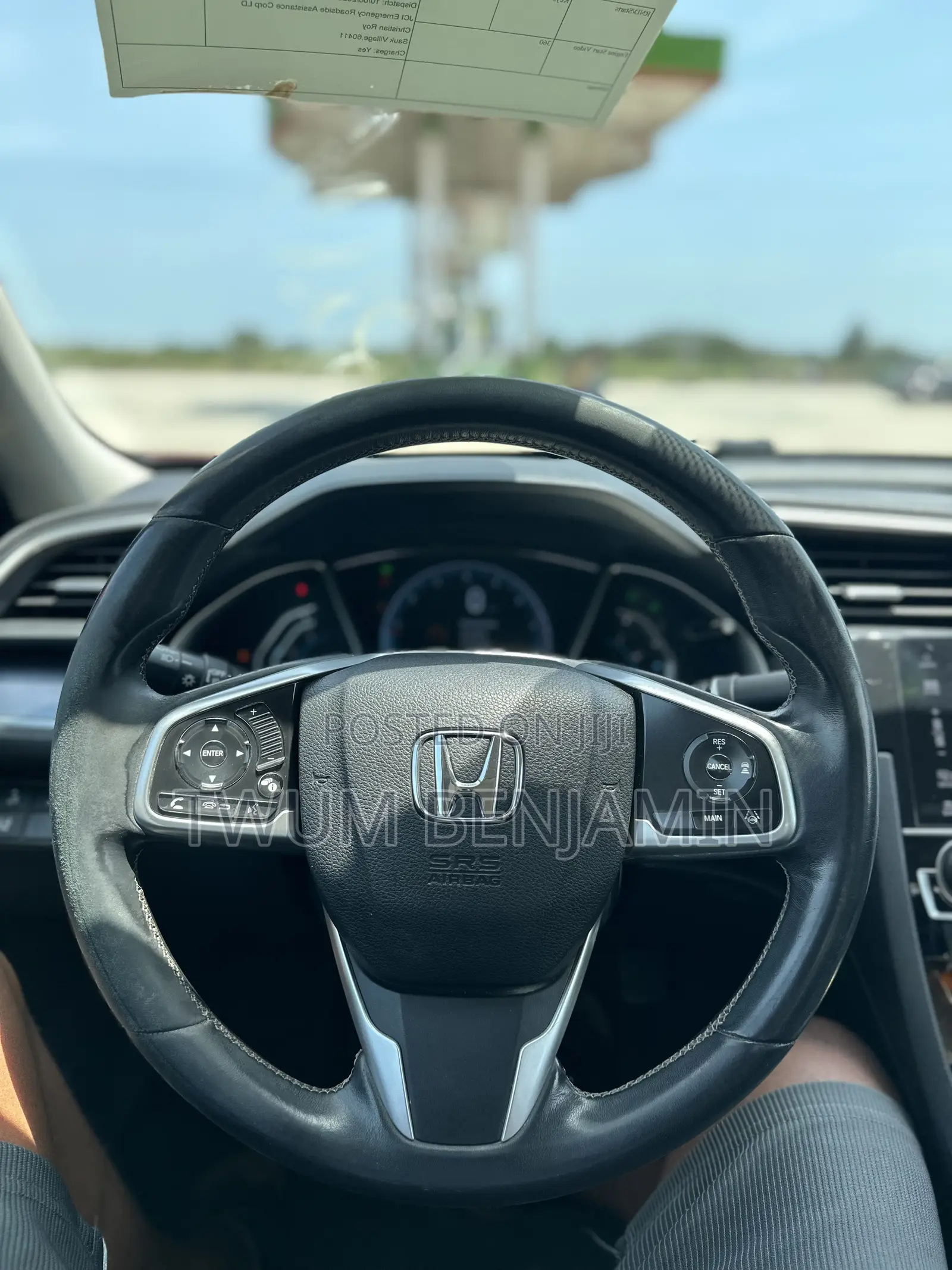 Honda Civic Touring 4dr Sedan (1.5L 4cyl) 2017 Red