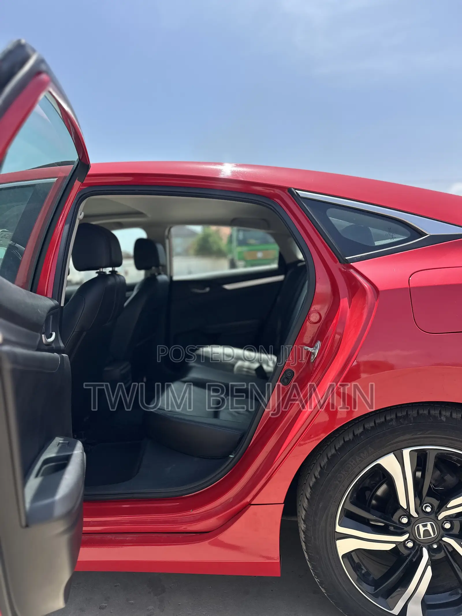 Honda Civic Touring 4dr Sedan (1.5L 4cyl) 2017 Red