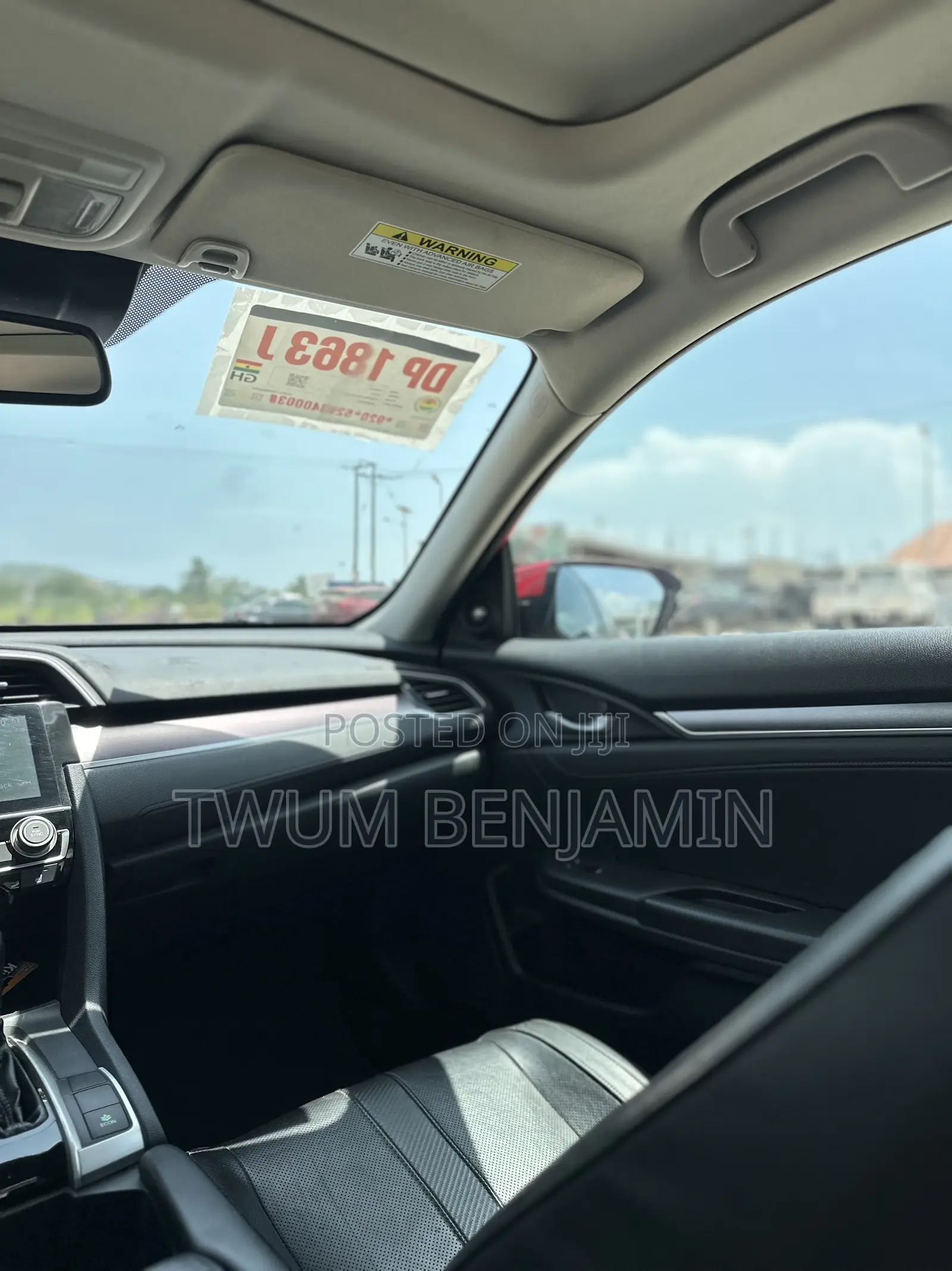 Honda Civic Touring 4dr Sedan (1.5L 4cyl) 2017 Red