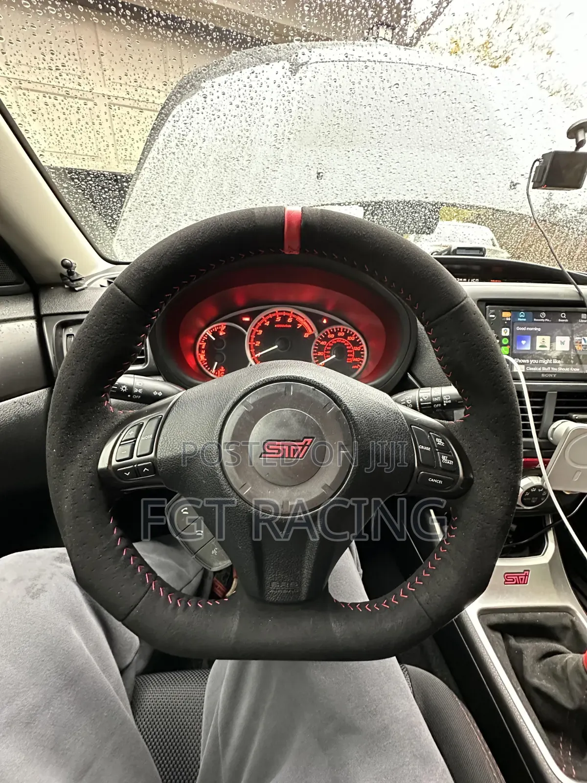 Suede Steering Wheel Cover