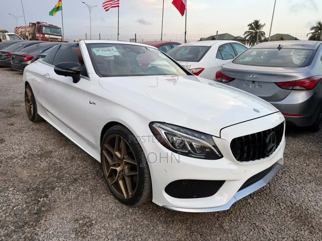 Mercedes-Benz C43 4Matic Sedan AWD (3.0L V6 9AM) 2017 White