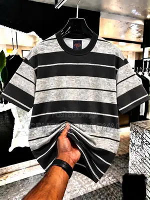 Stripped Men’s Cotton Heavy T Shirt