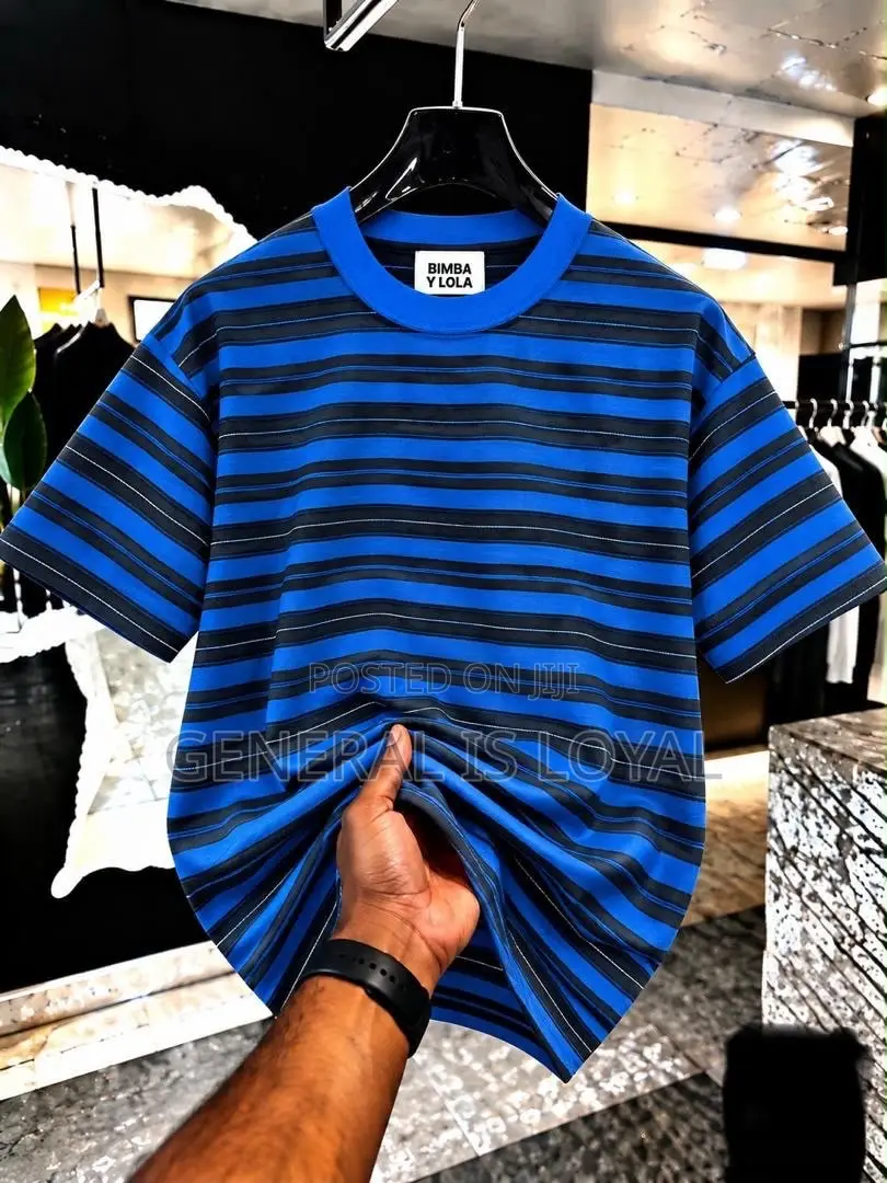 Stripped Men’s Cotton Heavy T Shirt