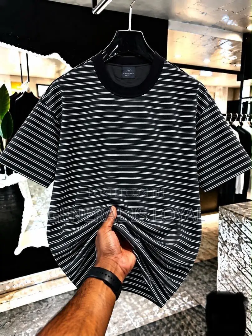 Stripped Men’s Cotton Heavy T Shirt