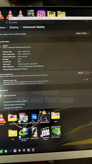 Red Magic 27” Qhd, Fast Ips, 240hz, HDR Gaming Monitor