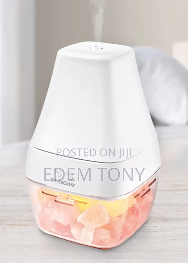 SilverCrest Ultrasonic Aroma Diffuser With a Salt Crystal Design