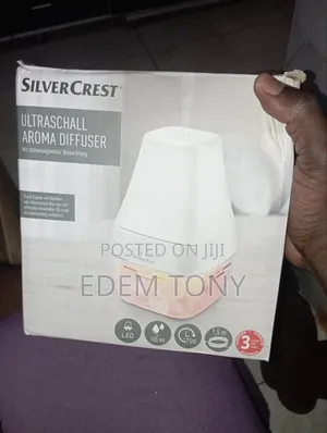 SilverCrest Ultrasonic Aroma Diffuser With a Salt Crystal Design