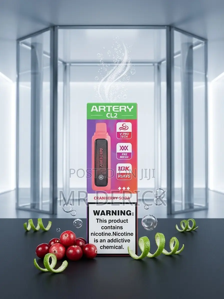 Artery Cl2 10k Puff ( Cranberry Soda Flavor)