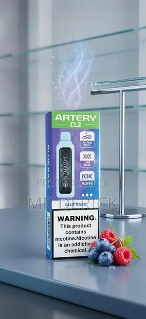 Artery Cl2 10k Puff Vape ( Blue Razz Flavor)