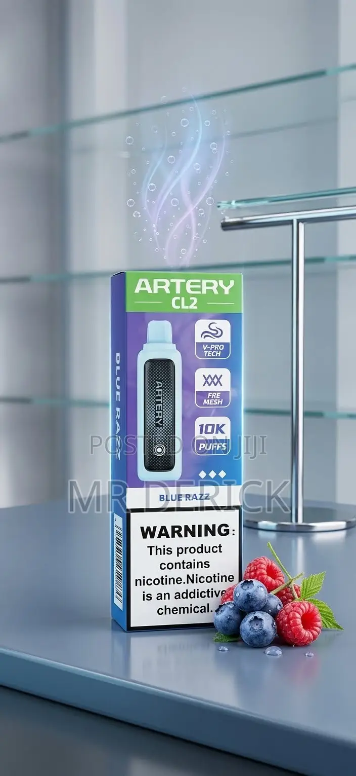 Artery Cl2 10k Puff Vape ( Blue Razz Flavor)