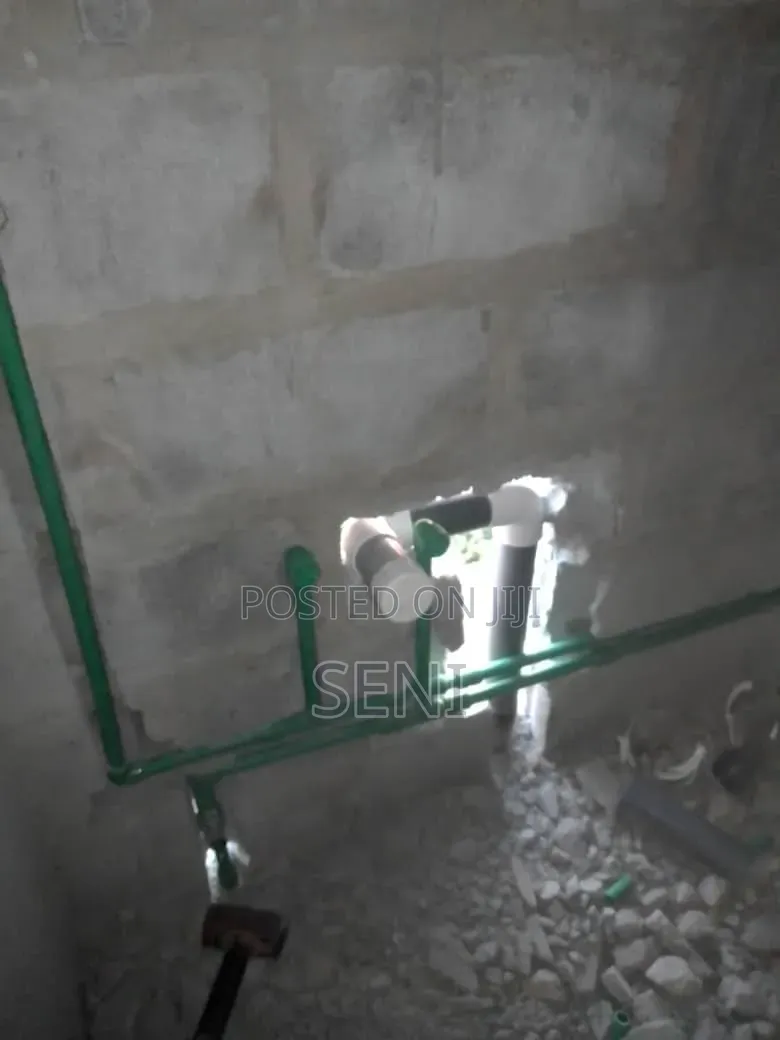 Professional Plumber in Adenta:W/C, Pipe Fitting, Leakage & Polytank :