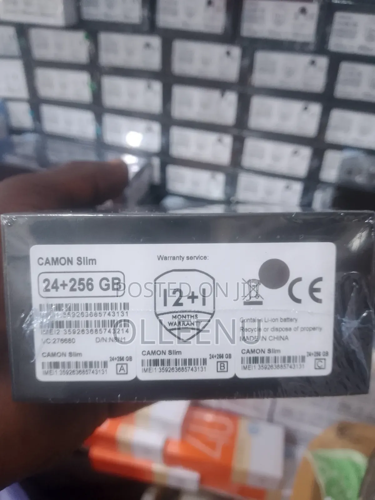 New Tecno Camon Slim 256 GB