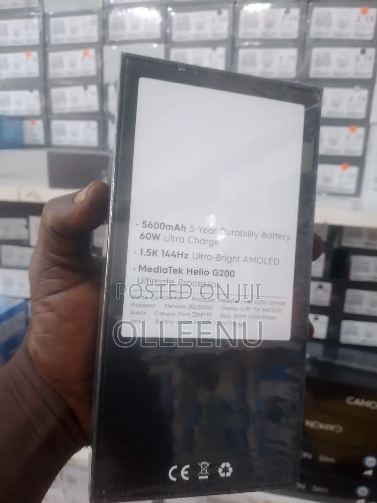 New Tecno Camon Slim 256 GB