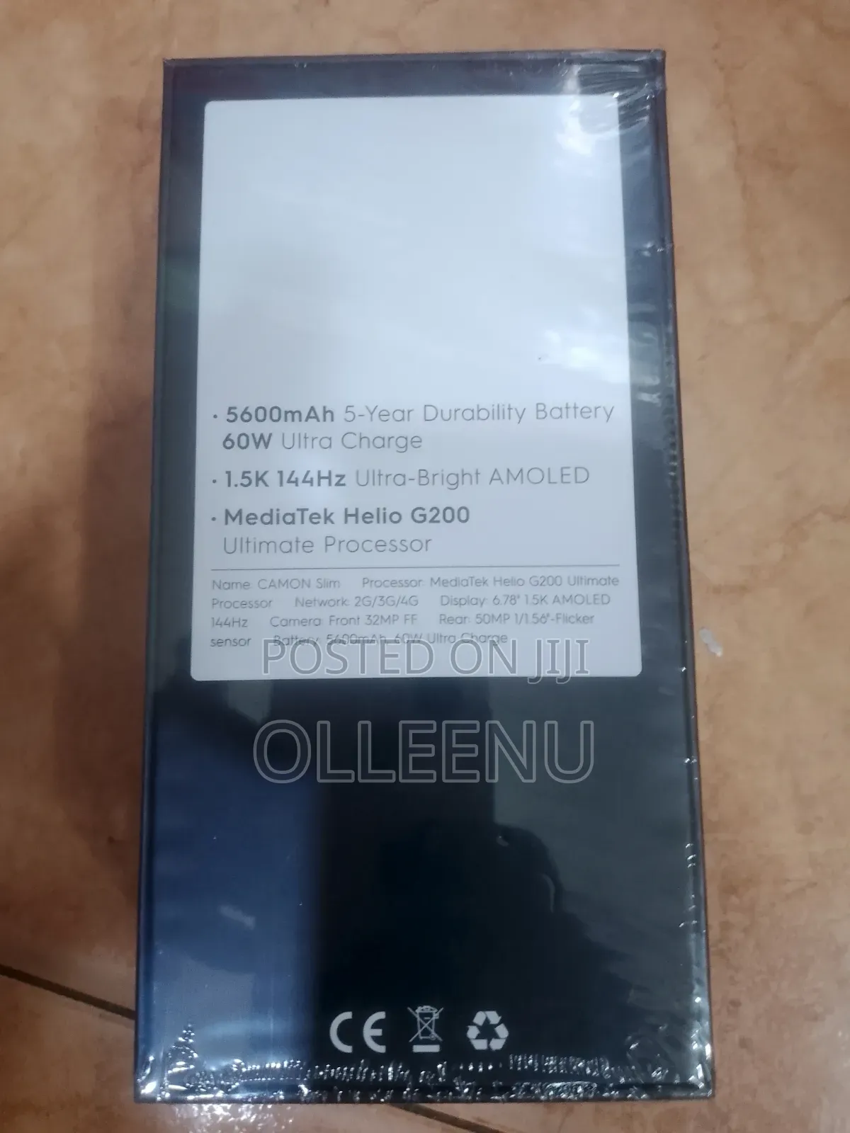 New Tecno Camon Slim 256 GB