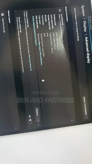 LG Ultragear 27” Qhd, Ips, 180hz, HDR Gaming Monitor