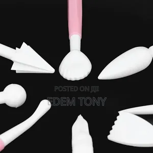 Cyrank 8Pcs Fondant Tool, Cake Decorating Hand Double Head
