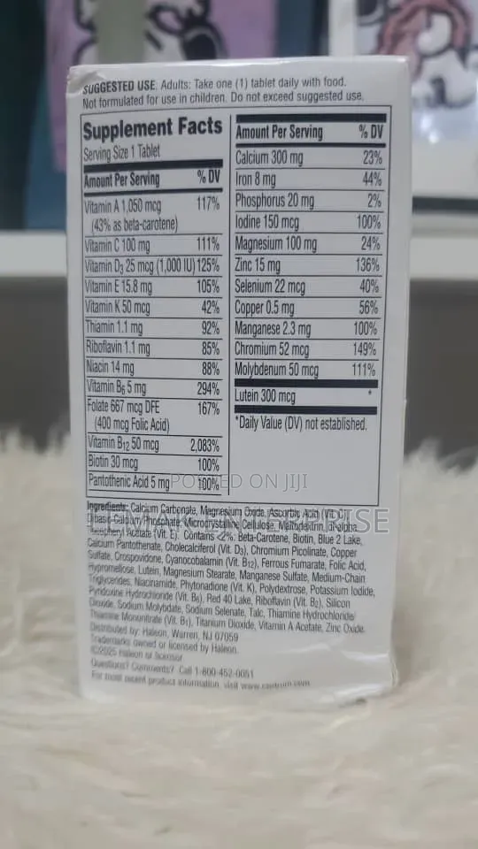 Centrum Silver Women 50+ Multivitamin/Multimineral Supplement 100 Tab