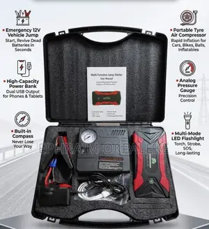 Universal Jumpstart and Tire Pressure Pumping Machine
