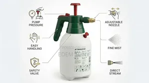 Garden Parkside Pressure Sprayer, 2L Capacity, 2 Bar Max Pressure