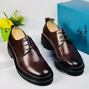 Steve Riot Brown Thick Gum Sole Chunky Men’s Shoe