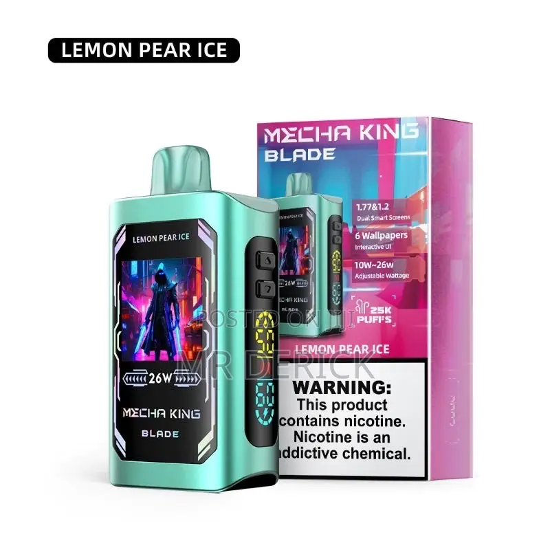 Mecha King Blade 25K Disposable Vape ( Lemon Pear Ice)
