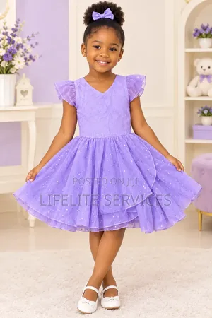Nice Straight Dress for Baby Girls 4 to 5years