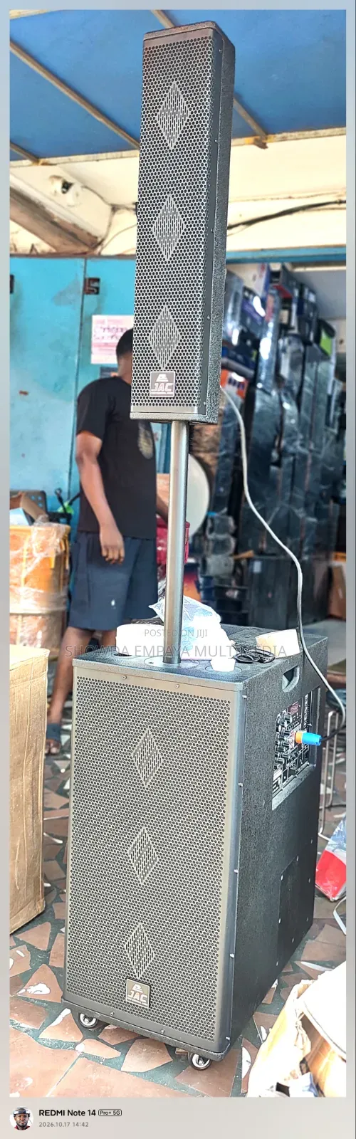 JAC999 Bass and Array Speaker With 2 Microphones