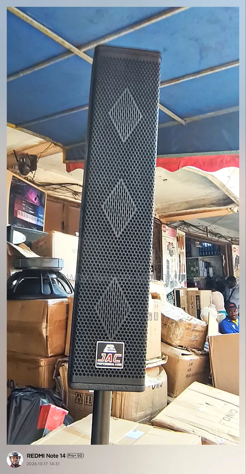 JAC999 Bass and Array Speaker With 2 Microphones