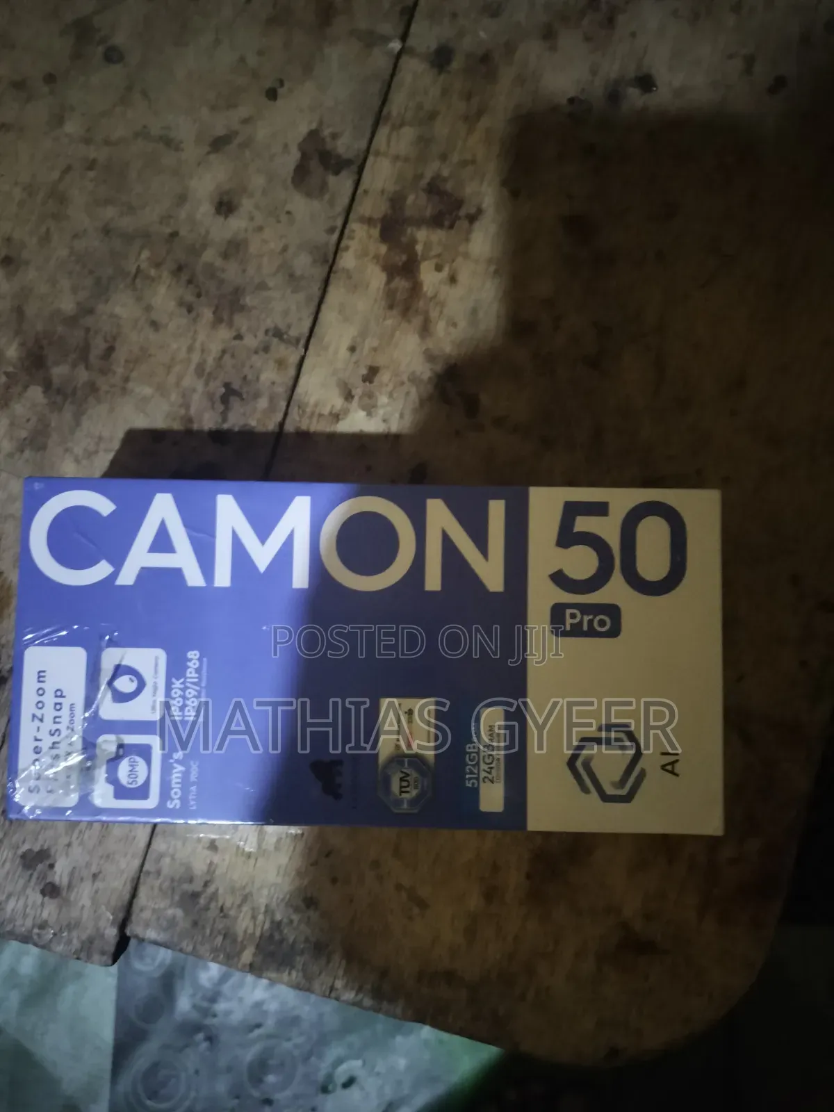 New Tecno Camon 50 Pro 256 GB Black