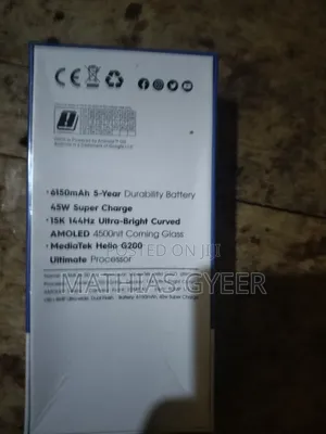 New Tecno Camon 50 Pro 256 GB Black