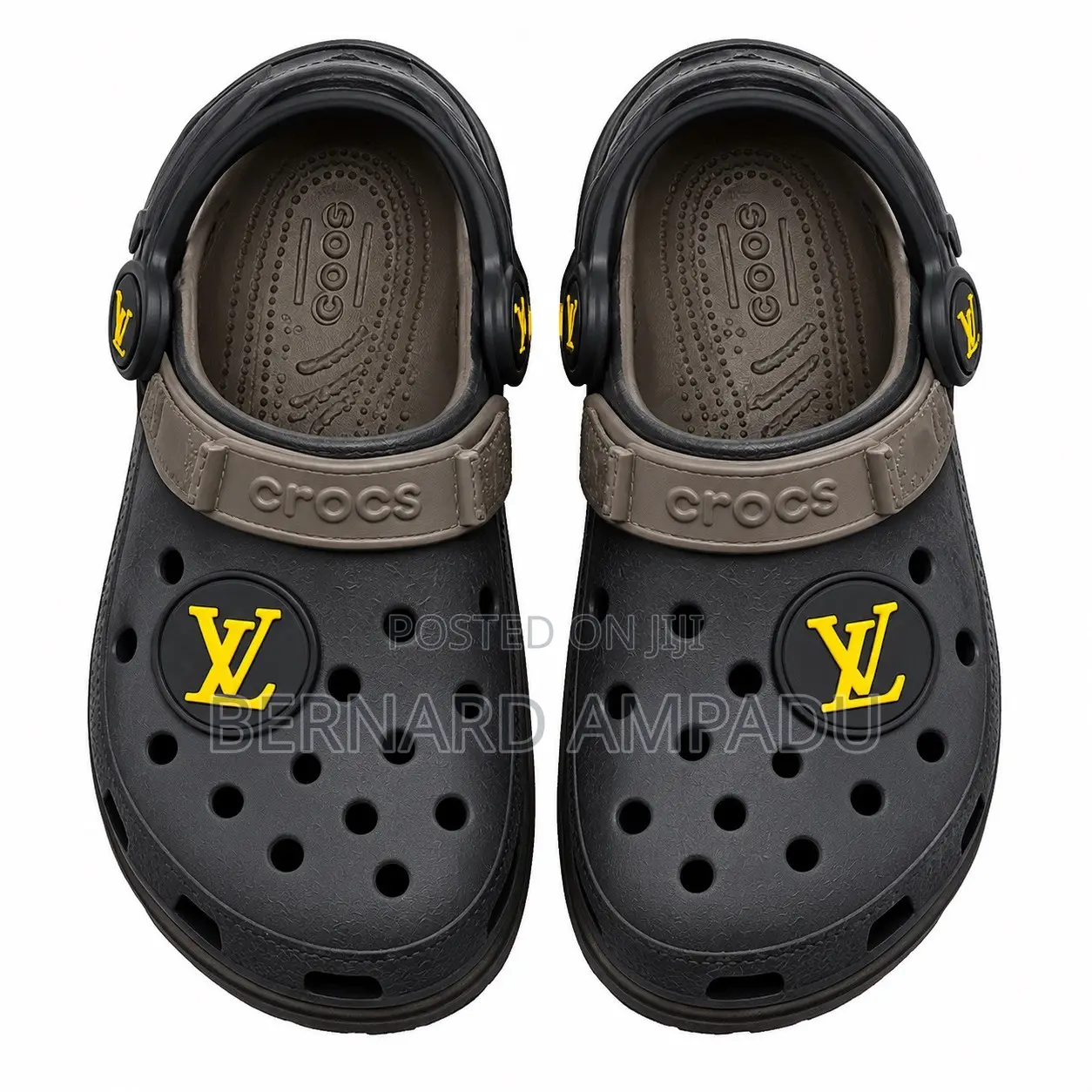 Chunky LV Style Crocs