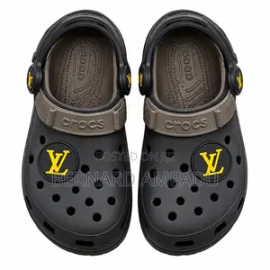 Chunky LV Style Crocs