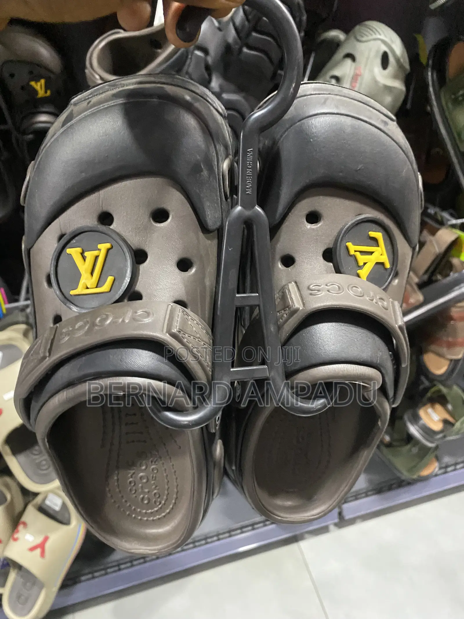 Chunky LV Style Crocs