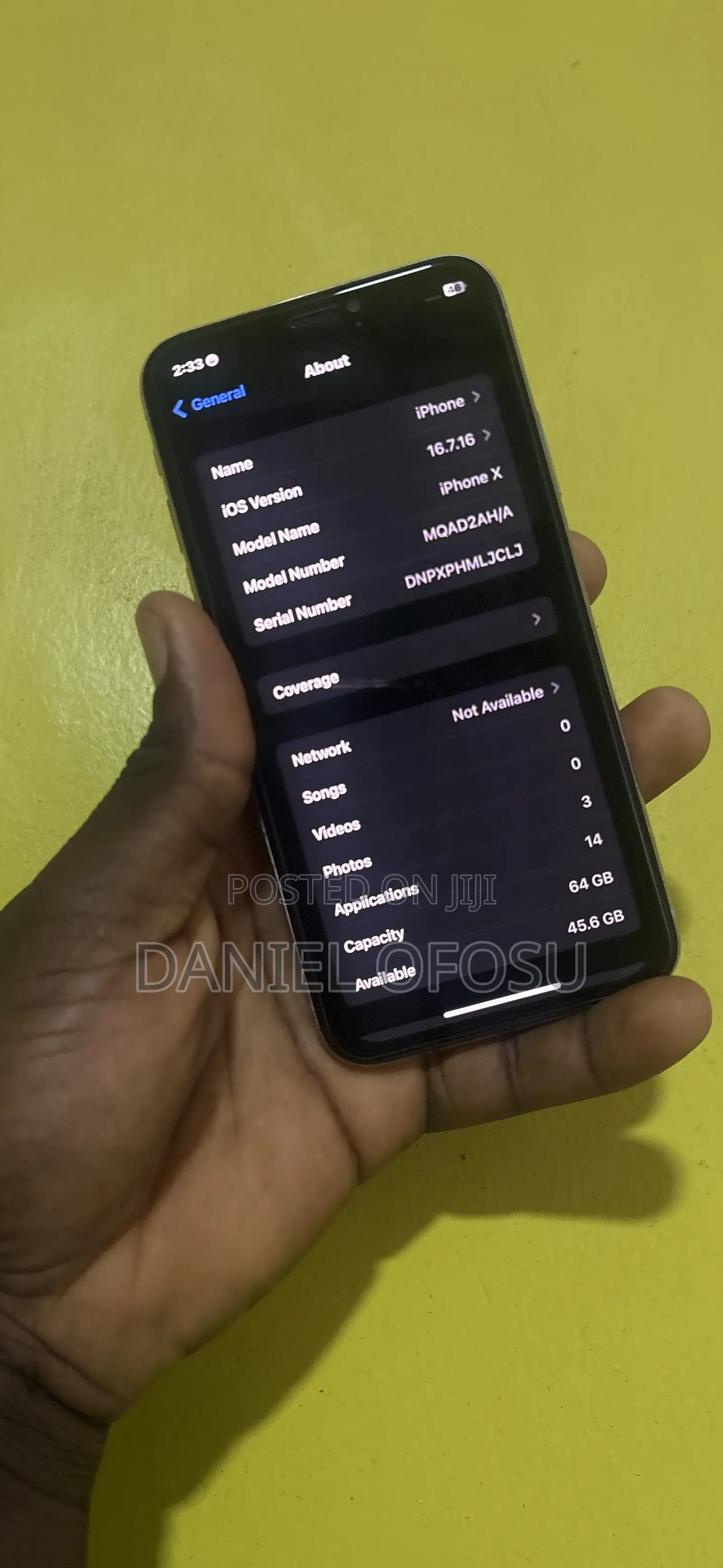 Apple iPhone X 64 GB White