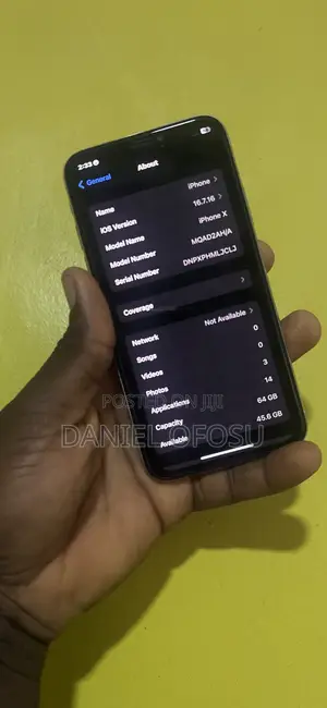 Apple iPhone X 64 GB White