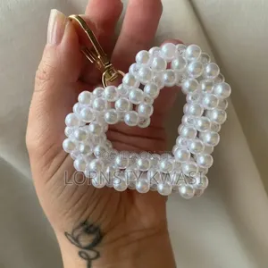 Luxury Handmade Bead Keychain for Weddings and Birthday Party Favors