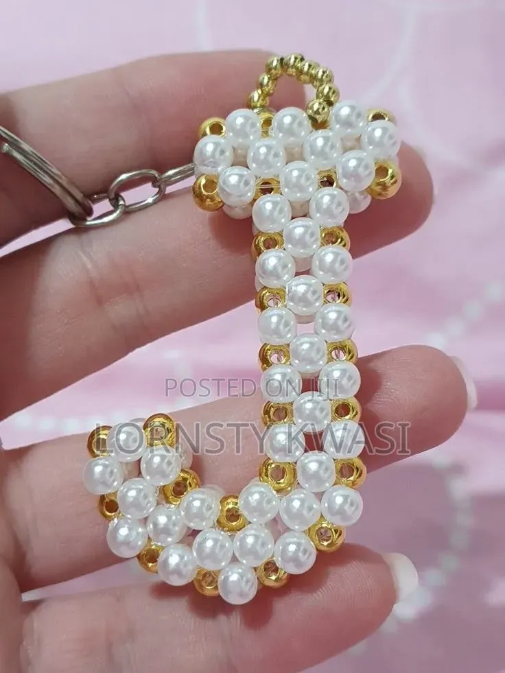 Luxury Handmade Bead Keychain for Weddings and Birthday Party Favors