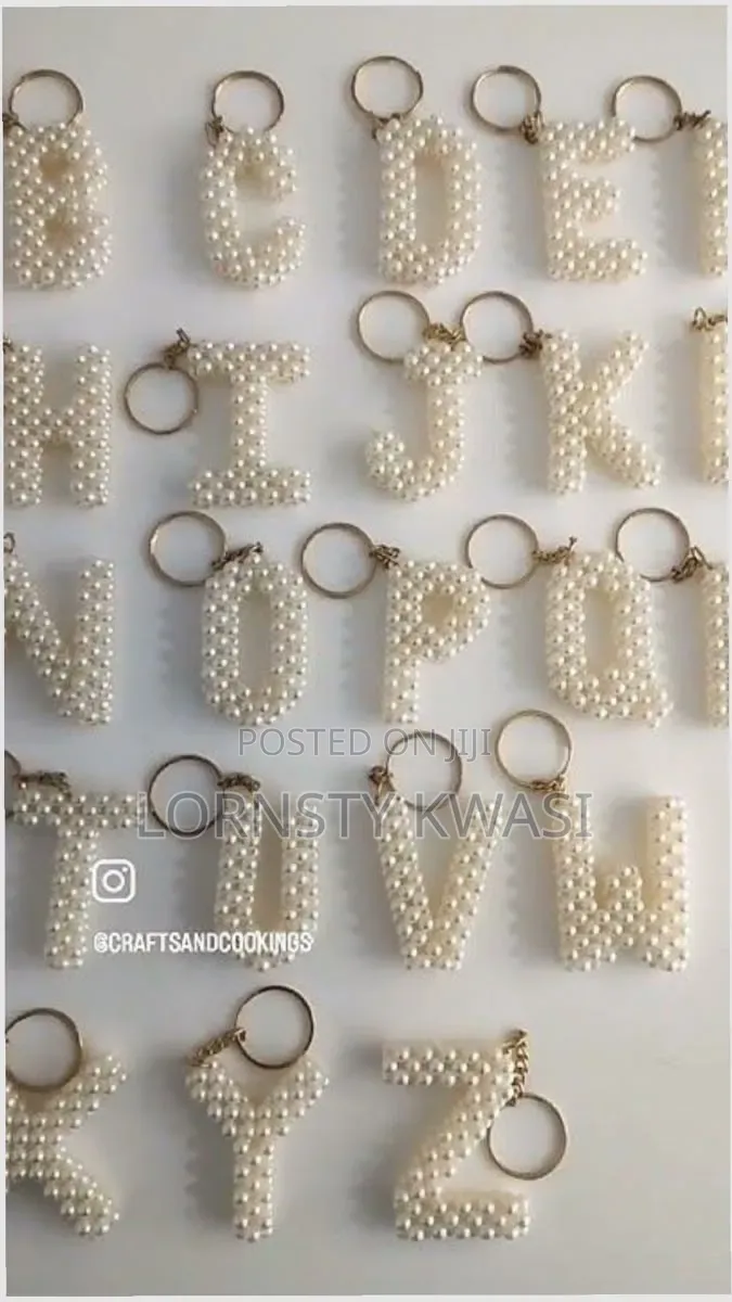 Luxury Handmade Bead Keychain for Weddings and Birthday Party Favors