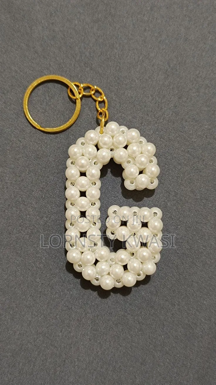 Luxury Handmade Bead Keychain for Weddings and Birthday Party Favors