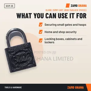 Globe 25Mm Cast Iron Padlock (Piece) - GCIP-25