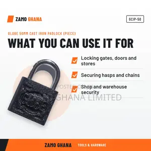 Globe 50Mm Cast Iron Padlock (Piece) - GCIP-50